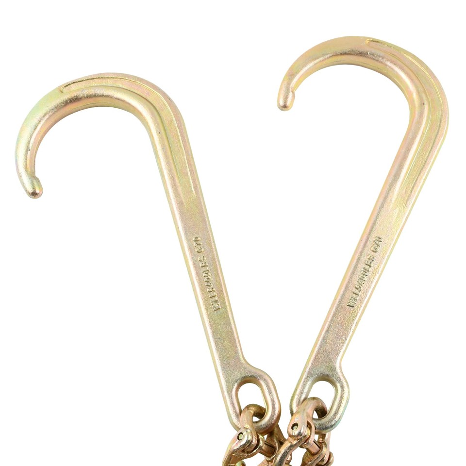 SENKEYFE G80 V Bridle Chain 5/16 In × 2 Ft Tow Chain With 8 In J Hooks And Grab - Foto 8