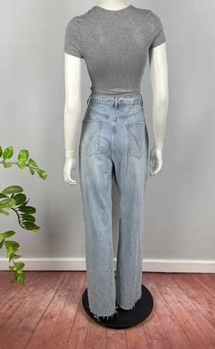 Dazie Size 16 Harley Wide Leg Ripped Denim Jeans Light Wash Women NEW $119 - Bild 12 von 16