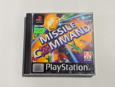 Missile Command - Sony PlayStation 1, 1999 Ps1 Spiel mit Handbuch sehr guter Zustand