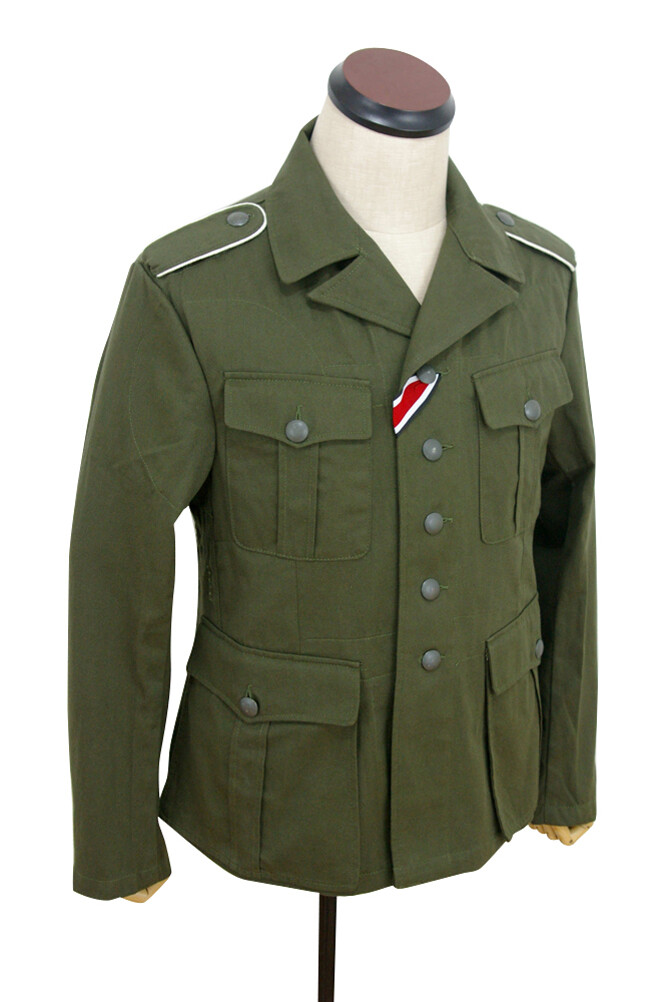 WWII DAK/Tropical Afrikakorps olivebrown field tunic 1st