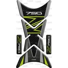 Tank Pad  mod. "Shark" for Kawasaki Z750 green