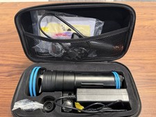 Kraken Solar Flare Mini 12000 Scuba Video Light with Case and Mount
