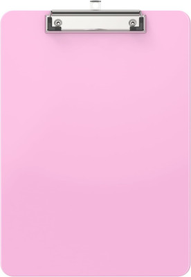 Plastic Clipboards, A4 Pink Clip Board 8.5x11 for Classroom, Students, Kid, Woma
