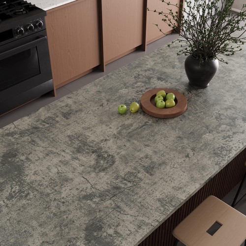 VaryPaper 15.7''x78.7'' Thick Weathered Concrete Wallpaper Peel and Stick Tex... - Picture 3 of 9
