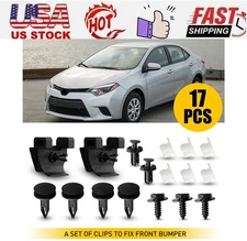 17X Fit 2009 COROLLA TOYOTA 10-2019 Fender Screw Bumper Rivet Clips Fastener USA