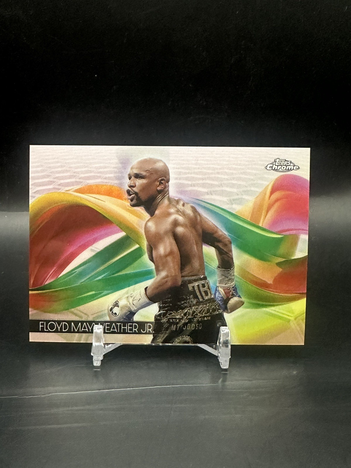 2024 Topps Chrome Boxing - Floyd Mayweather Jr. HELIX #HX-1 CASE HIT