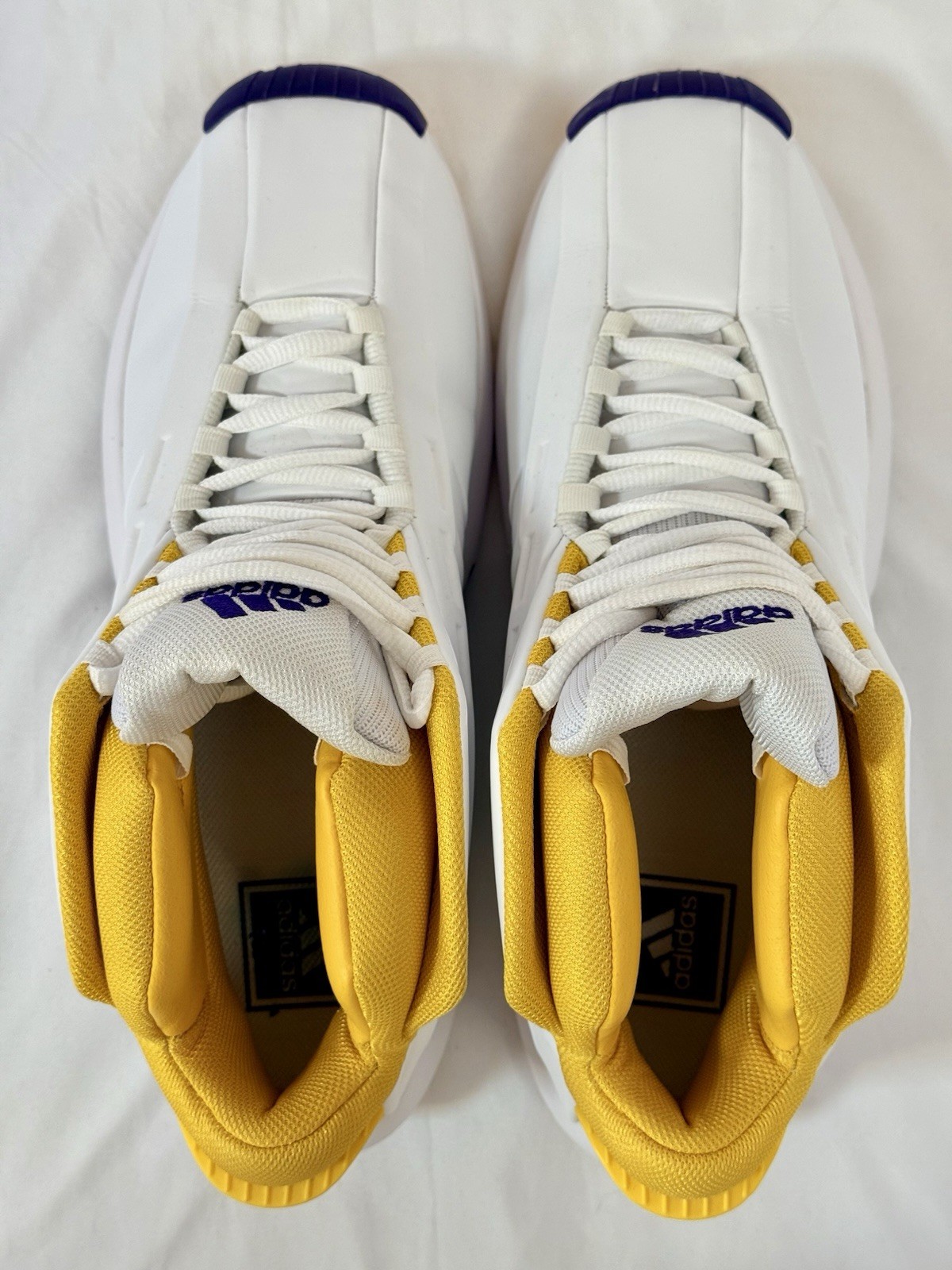 NICE!! Adidas Crazy 1 - Lakers Home (2022) - Men’s Size 11.5 - GY8947 thumbnail 7