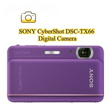 SONY CyberShot DSC-TX66 Digital Camera Touch Screen with Accessories Purple