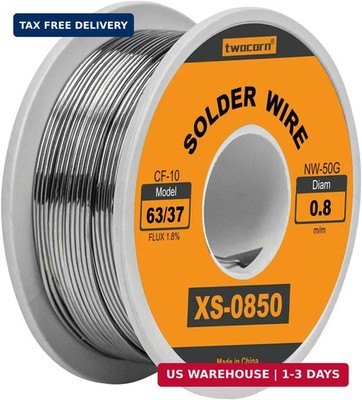 63/37 Solder Wire, high Purity no-wash tin-Lead Rosin cored Wire with 1.8% Flux