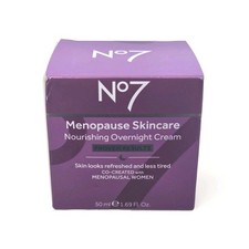 No7 Menopause Skincare Nourishing Overnight Cream 50 ml 1.69 oz