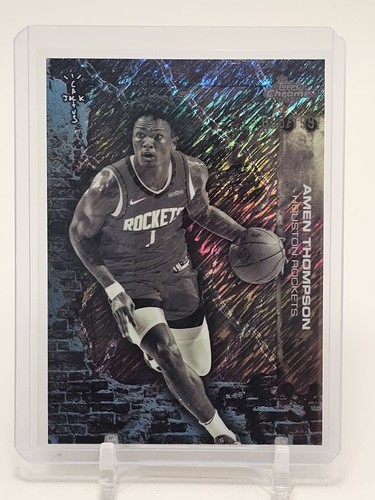 AMEN THOMPSON 2025-26 TOPPS CHROME CACTUS JACK AQUA SHIMMER /199 #55 Q3882