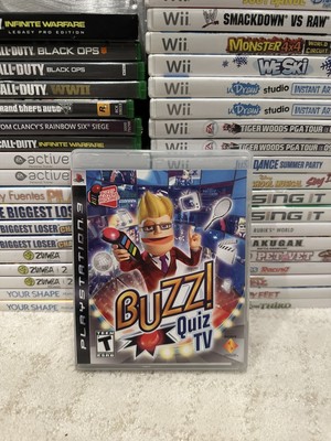 BUZZ! Quiz TV (Sony Playstation 3, PS3) Complete CIB No Buzzers