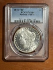 1878 7TF REVERSE OF 1878 Morgan Silver Dollar $1 PCGS MS64