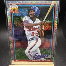 Vladimir Guerrero 2026 Topps Series 1 Silver Pack 1991 Chrome Mojo #91C-9 Expos