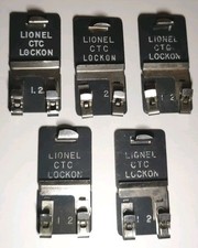 5 Vintage Lionel Lockons - CTC O Guage Power