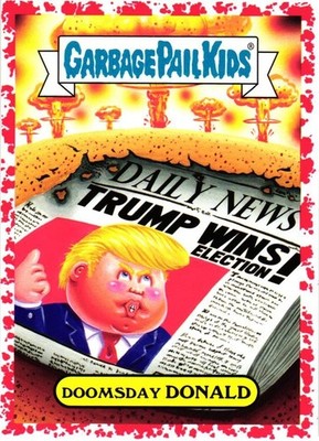 GARBAGE PAIL KIDS 2017 SERIES 1 ADAM-GEDDON PICK YOUR CARD *BLOODY RED* STICKERS