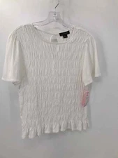 Pre-Owned Sanctuary White Size Large T-shirt