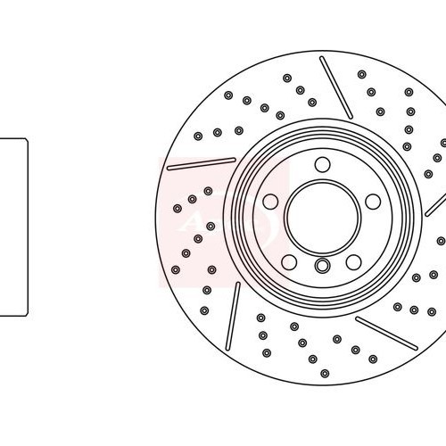 For BMW 2 Series Coupe F22 F87 2012 to 2021 BRAKE DISC (REAR) (SINGLE) DSK3107
