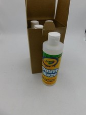 Lot of 4 Crayola Paint Glaze 8oz Non-Toxic Permanent Clear Gloss Sealer SEALED