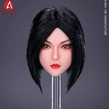 YMTOYS 1/6 YMT073D Female Black Transplant Short Head Sculpt Fit 12" Figure Body