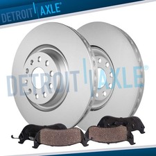 13.58" Front Disc Rotors Ceramic Brake Pads for Volkswagen Passat CC R32