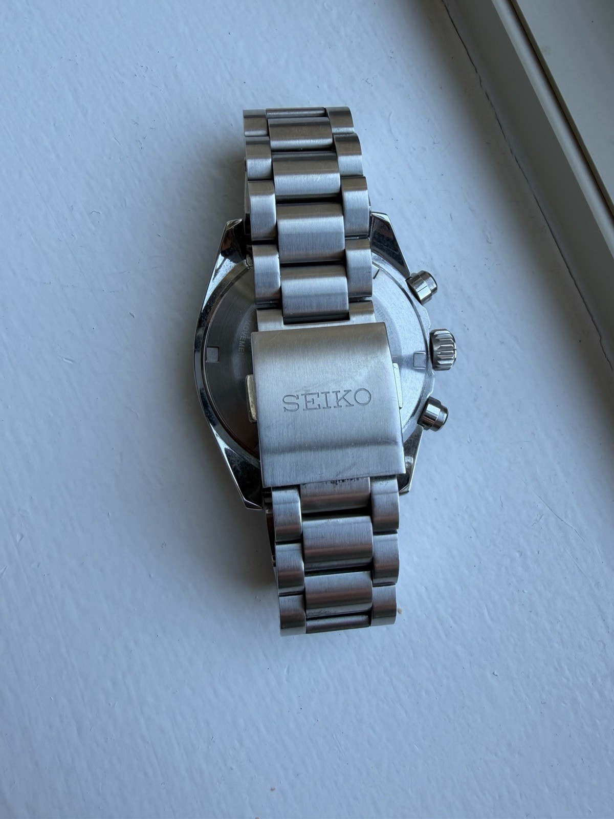 Seiko Prospex Speedtimer White Dial Stainless Ste… - image 2