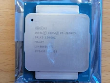 2 Intel Xeon E5-2670 V3 2.3GHZ 12-Core CPU Processor SR1XS tested working