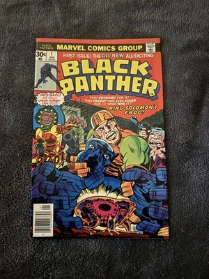 Black Panther #1 VF good copy    (Marvel, 1/1977) Avengers, Jack Kirby