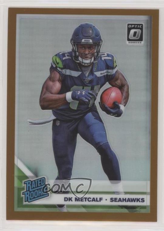 2019 Panini Donruss Optic Rated Rookie Bronze Prizm DK Metcalf #163 n1u