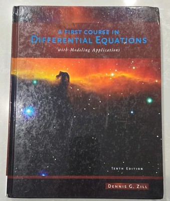 First Course In Differential Equations w Modeling Applications 10th 1111827052