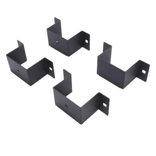 4 Pcs Trailer Stake Pocket Bracket High Strength Carbon Steel Trailer Rail Brack - Picture 22 of 24