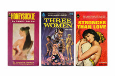 Midwood Lesbian 1960s Vintage Lot of 3 Sleaze Adult Erotic 32 1st Print Unread