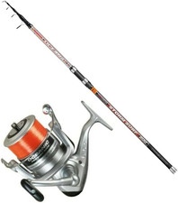 Kit Surfcasting Canna TRABUCCO OCEANIC Storm Surf Telescopica 4.00 Mt 200Gr + Mu