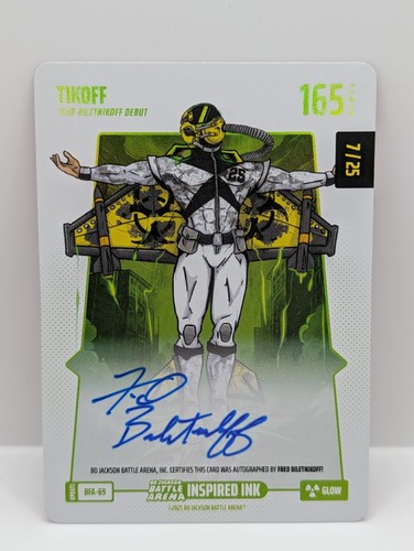 Bo Jackson Battle Arena Alpha Update Tikoff Inspired Ink Glow Auto 15/25