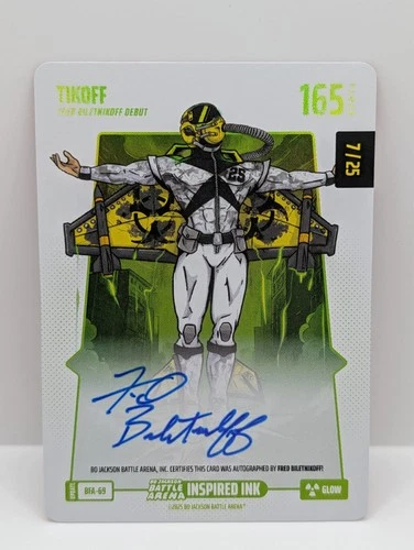 Bo Jackson Battle Arena Alpha Update Tikoff Inspired Ink Glow Auto 15/25
