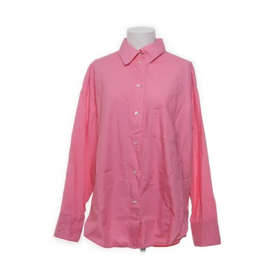 H&M, Hemd, Größe: M, Pink, Baumwolle, Einfarbig, Damen #Dgp