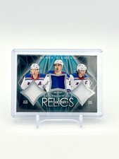 2024-25 UD Black Diamond Mine Triple Relics Panarin/Kreider/Trouba Jersey