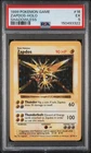 1999 POKEMON BASE SET SHADOWLESS #16 ZAPDOS-HOLO PSA 5