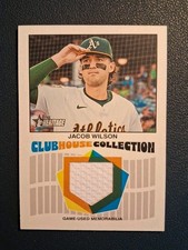 2026 Topps Heritage Clubhouse Collection Jersey Patch #CCRJWI Jacob Wilson