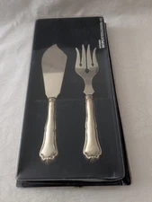 Monogrammed Finland Set of Serving Utensils 830 Silver Handles