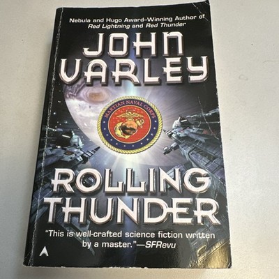 John Varley Rolling Thunder Paperback Science Fiction Novel Penguin