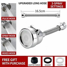 360  Rotating Kitchen Faucet Head Movable Water Saving Nozzle Sprayer