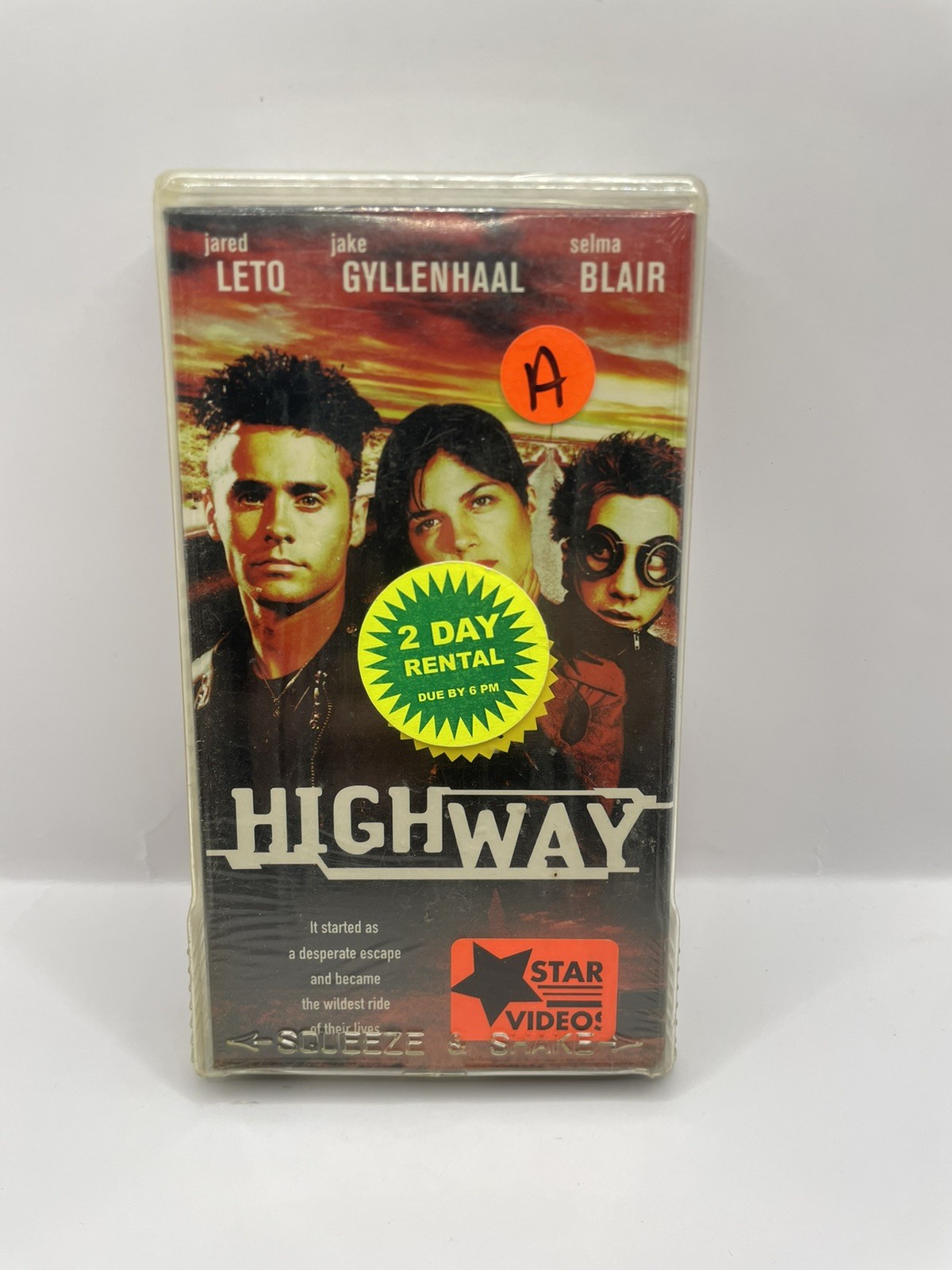 Highway VHS Video Rental Graded A With Case  Jake Gyllenhaal Jared Leto TESTED
