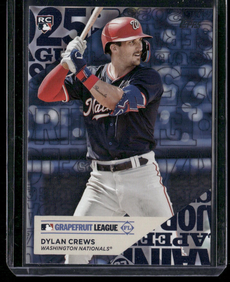 2025 Topps Dylan Crews Training Grounds Washington Nationals #TG-20