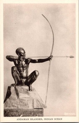 c1935 Andaman Islander Malvina Hoffman Bronze Field Museum Chicago Illinois IL P