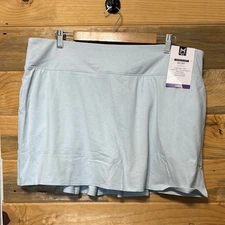 Member's Mark Baby Blue Activewear Tennis Golf  Athletic Skort Plus Size XXL