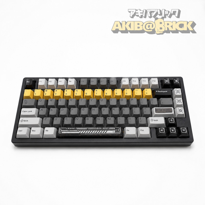 WOBKEY RAINY75 RT Pro Night Black Mechanical Keyboard TTC KOM RGB Switches Japan