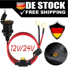 3m Wasserdicht Einbau Steckdose KFZ Zigarettenanzünder Kabel mit Sicherung NEU 3m Wasserdicht Einbau Steckdose KFZ Zigarettenanzünder Kabel mit Sicherung NEU