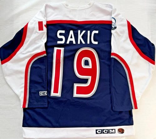 Joe Sakic Signed NHL All-Star CCM Jersey #19 Colorado Avalanche HOF Autographed