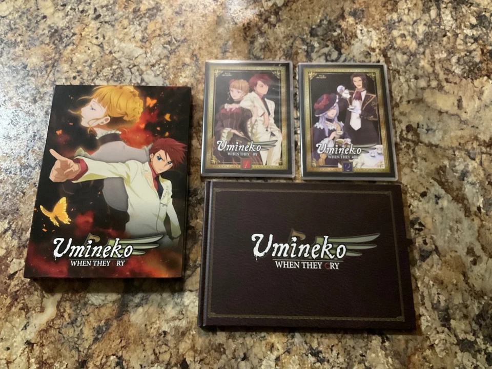 UMINEKO WHEN THEY CRY Blu-ray Volume 1 & 2 Premium Edition NISA Anime LOT OOP - Image 3 of 4